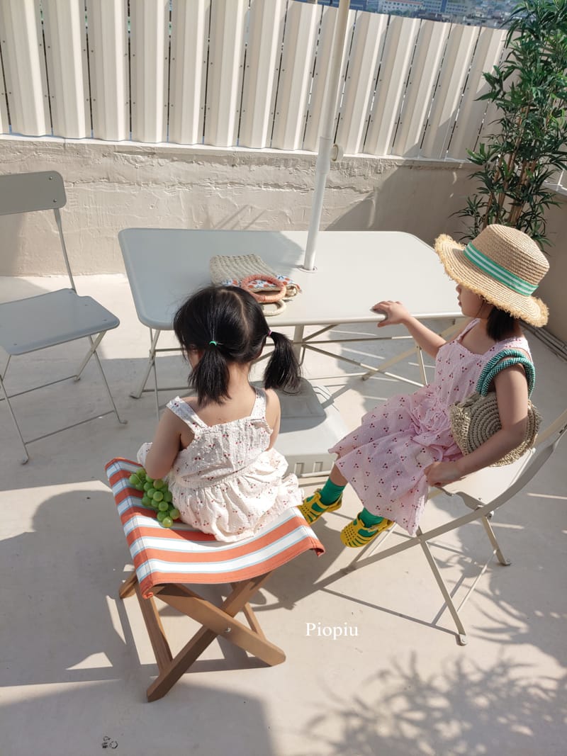 PIOPIU - Korean Children Fashion - #Kfashion4kids - Cherry One-piece - 5