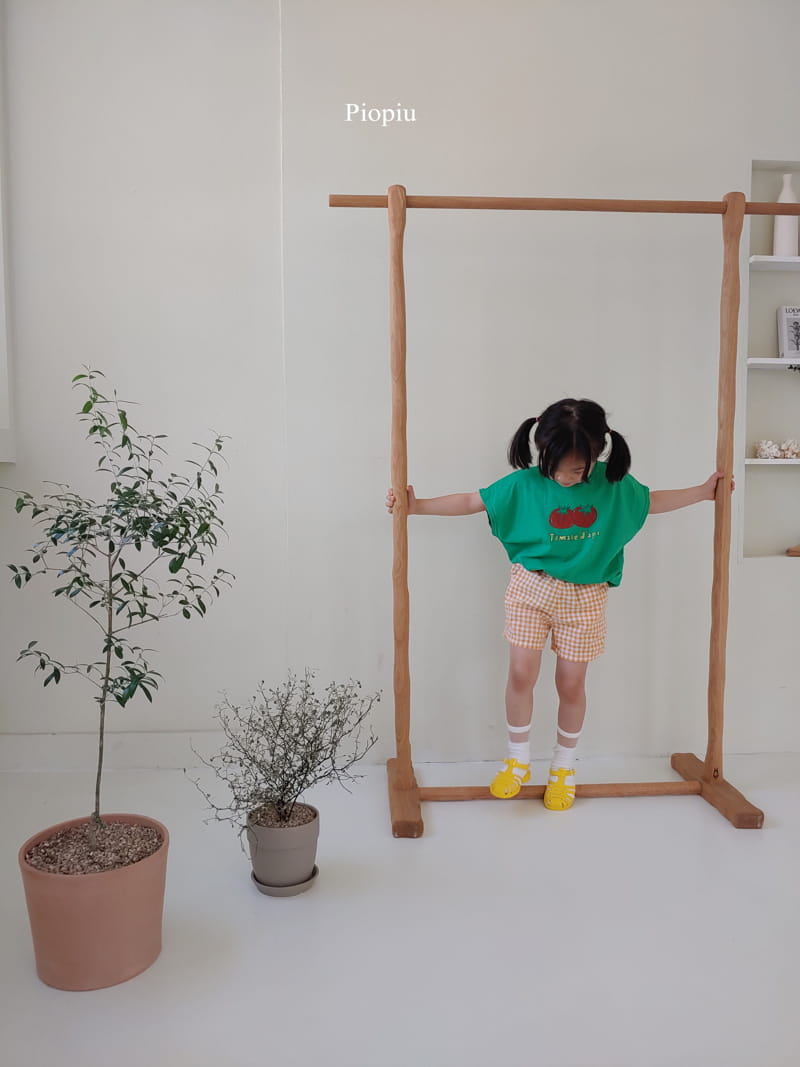 PIOPIU - Korean Children Fashion - #Kfashion4kids - Check Shorts - 6