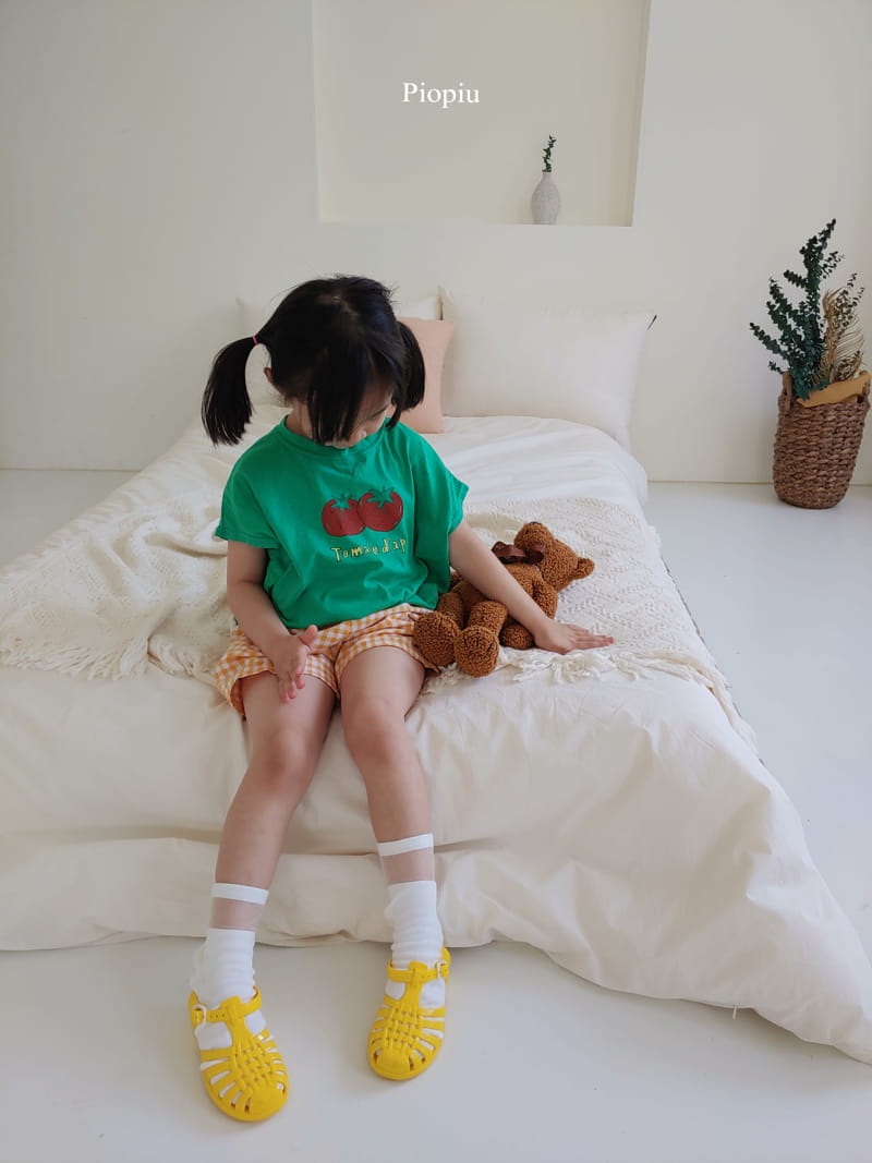 PIOPIU - Korean Children Fashion - #Kfashion4kids - Check Shorts - 8
