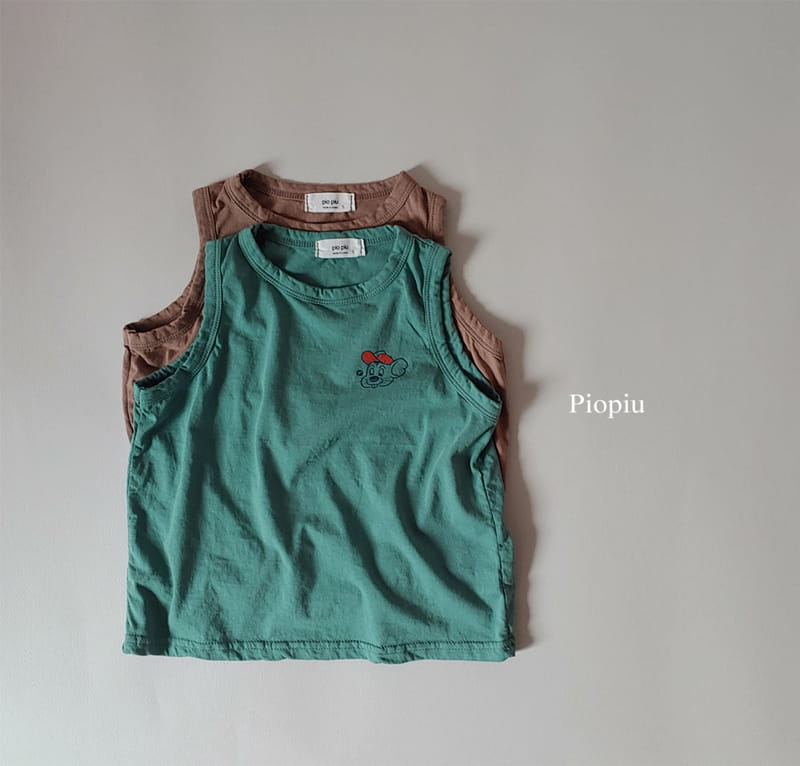 PIOPIU - Korean Children Fashion - #Kfashion4kids - Jerry Sleeveless Tee - 2