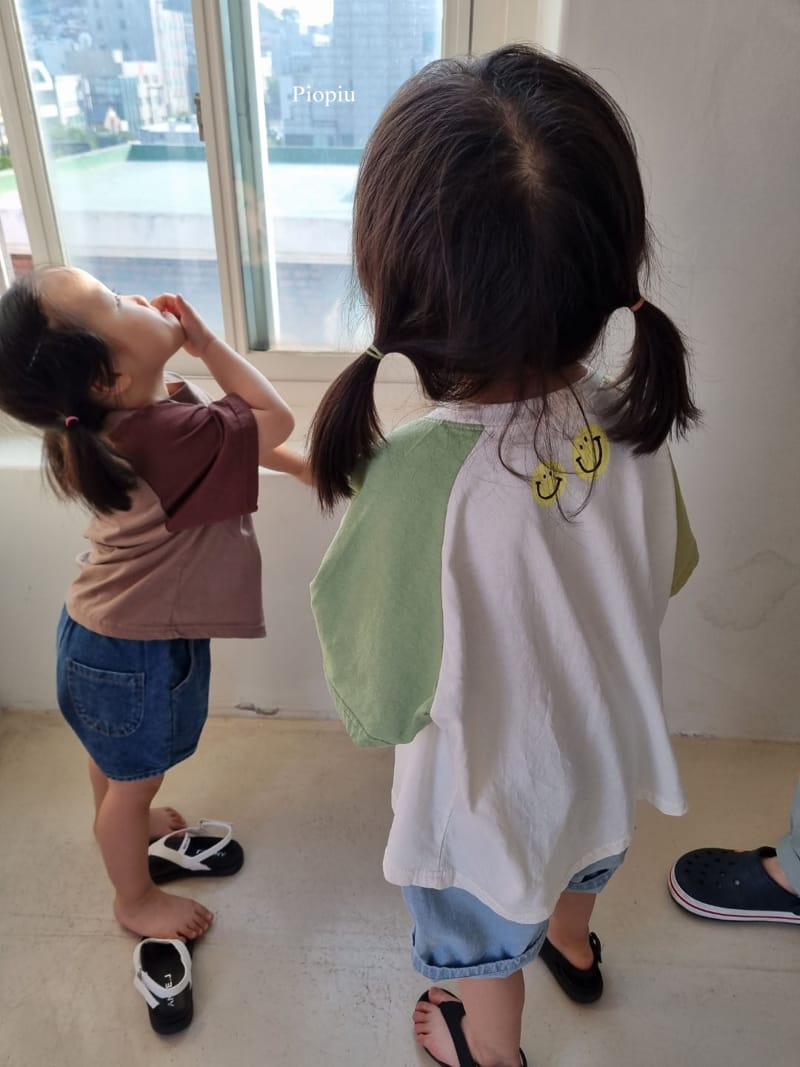 PIOPIU - Korean Children Fashion - #Kfashion4kids - Smile Color Tee - 10