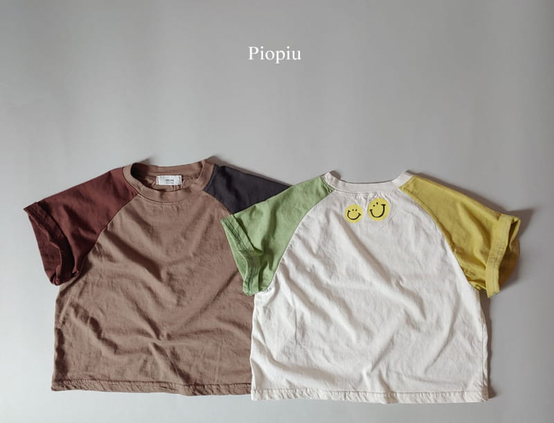 PIOPIU - Korean Children Fashion - #Kfashion4kids - Smile Color Tee - 2