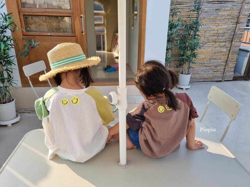 PIOPIU - Korean Children Fashion - #Kfashion4kids - Smile Color Tee - 4