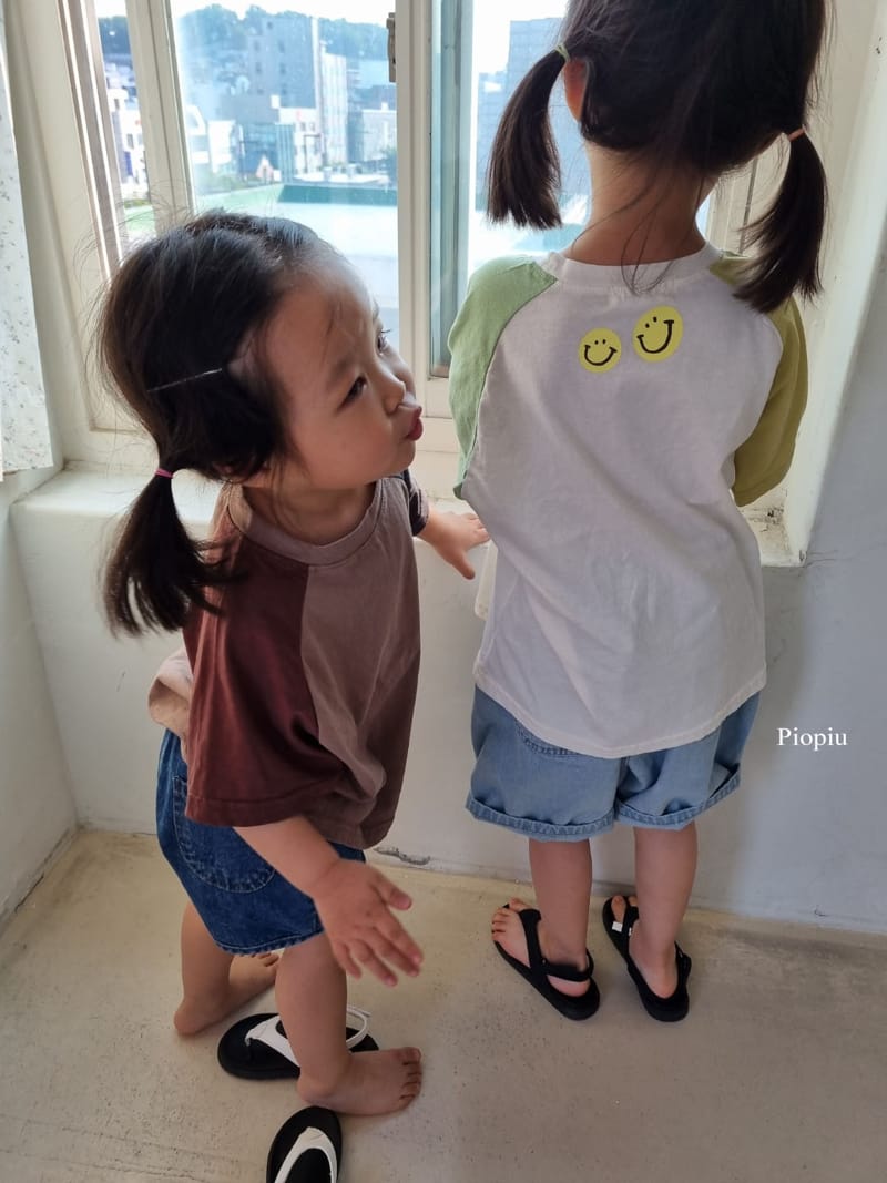PIOPIU - Korean Children Fashion - #Kfashion4kids - Smile Color Tee - 8