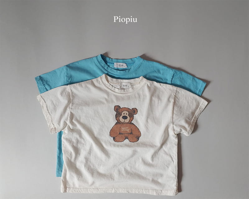 PIOPIU - Korean Children Fashion - #Kfashion4kids - Teddy Tee - 2