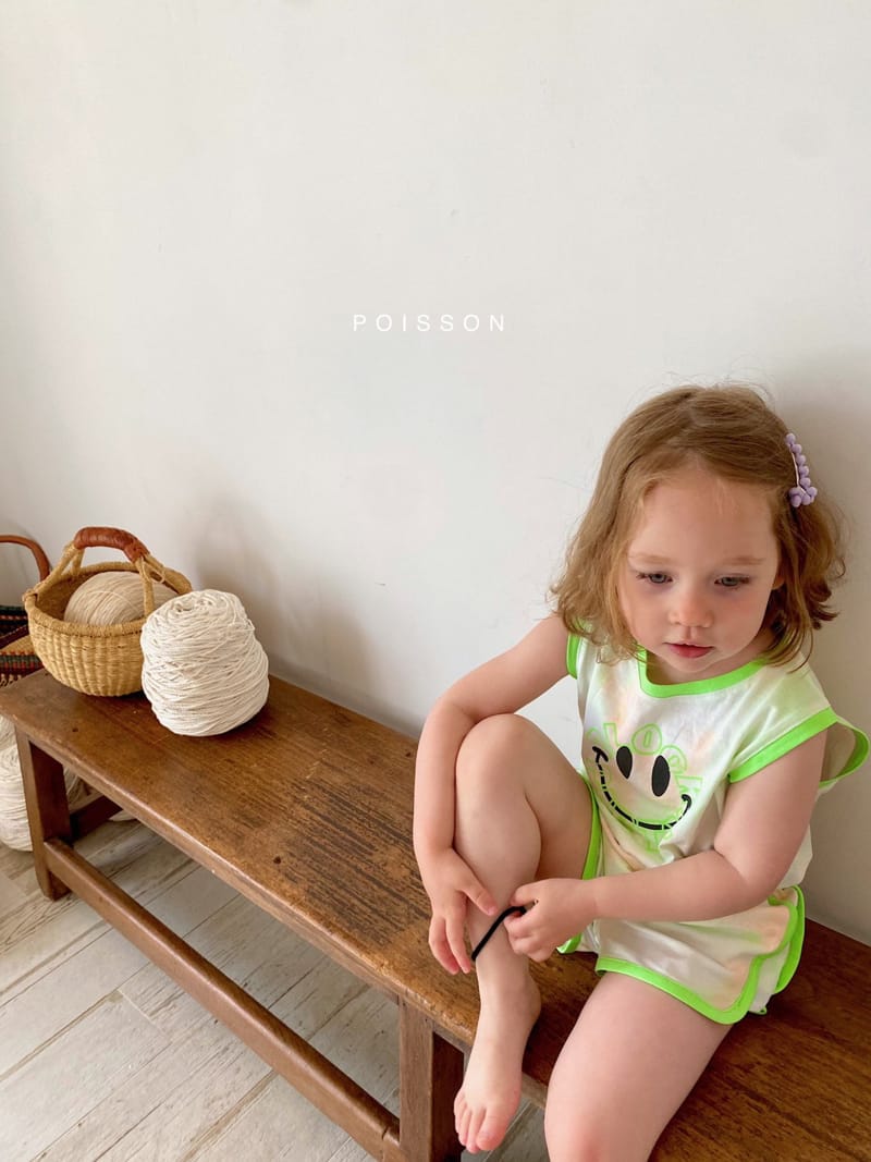 POISSON - Korean Children Fashion - #Kfashion4kids - Smile Top Bottom Set - 10