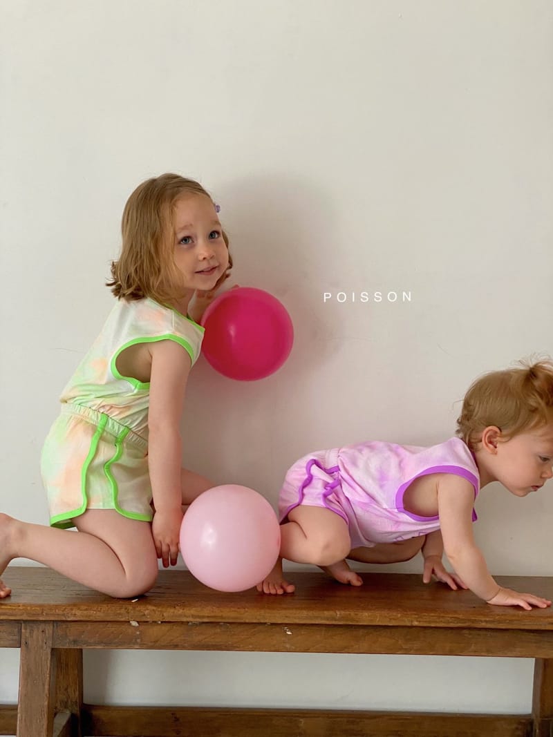 POISSON - Korean Children Fashion - #Kfashion4kids - Smile Top Bottom Set - 3