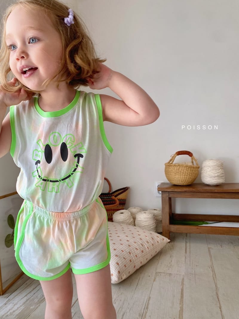 POISSON - Korean Children Fashion - #Kfashion4kids - Smile Top Bottom Set - 7