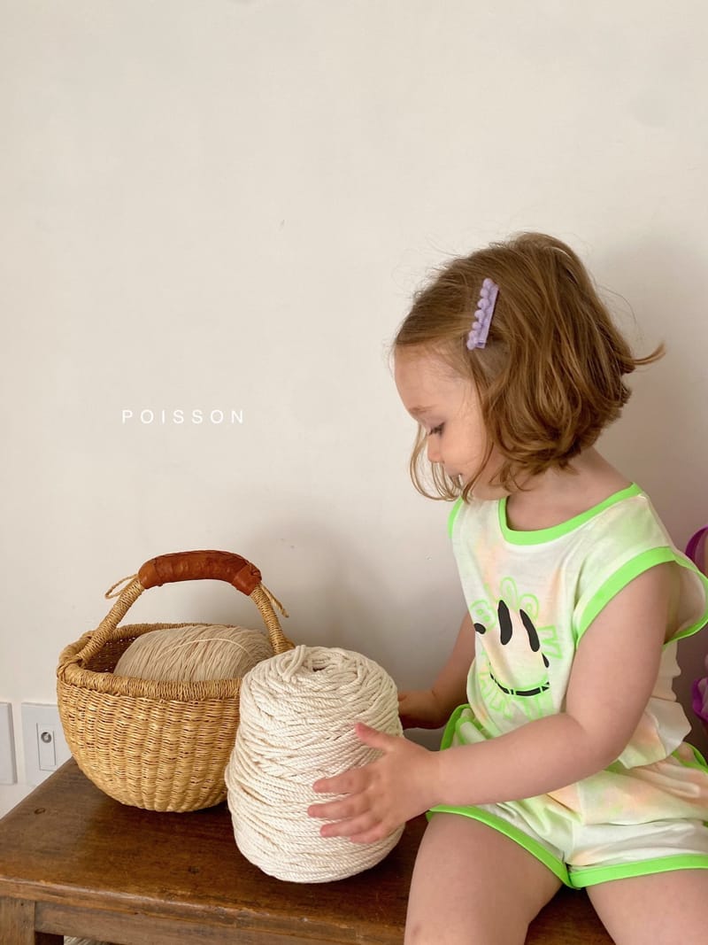POISSON - Korean Children Fashion - #Kfashion4kids - Smile Top Bottom Set - 9
