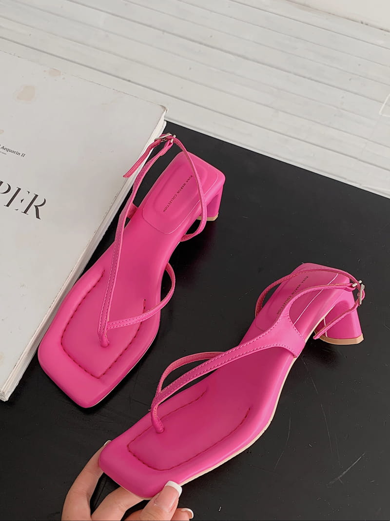 RUNAMARTIN - Korean Children Fashion - #Kfashion4kids - 2166-2 Strap Flip Flop