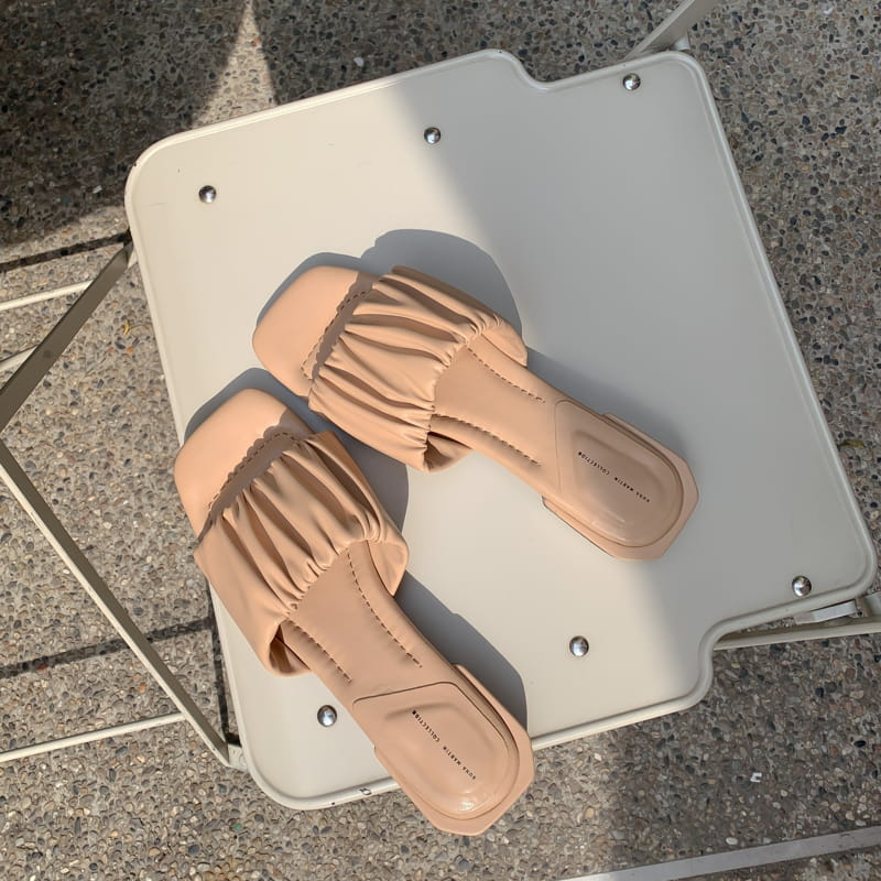 RUNAMARTIN - Korean Children Fashion - #Kfashion4kids - 99896 Wrinkle Shirring Sha Sha Slippers - 4