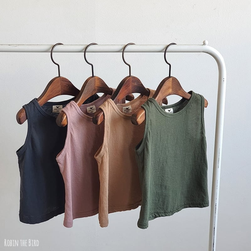 SAEROBIN - Korean Children Fashion - #Kfashion4kids - Washing Mango Sleeveless