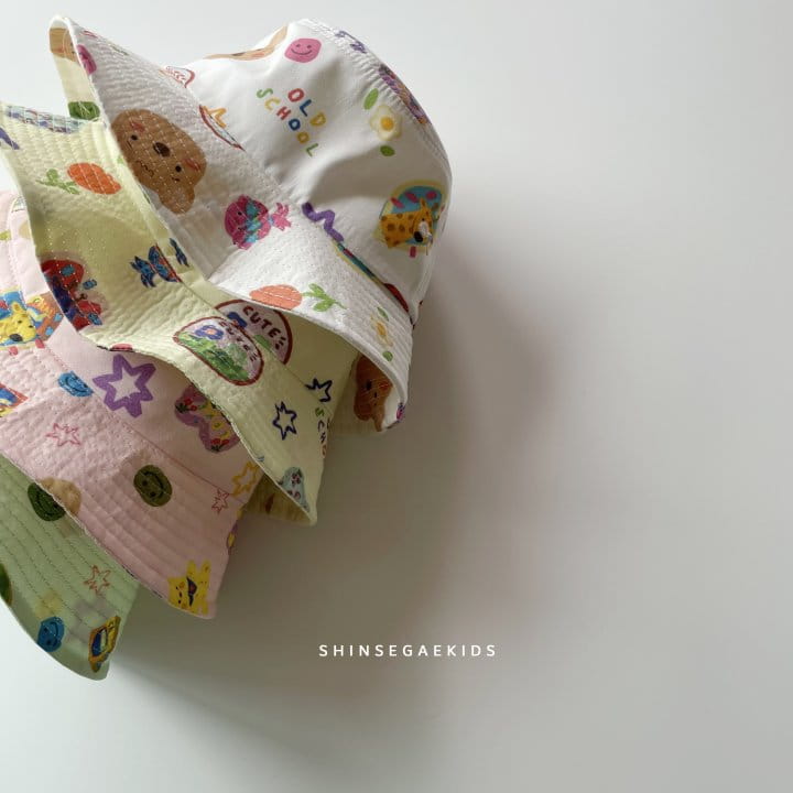 SHINSEAGE KIDS - Korean Children Fashion - #Kfashion4kids - Bear Paint Bucket Hat - 3