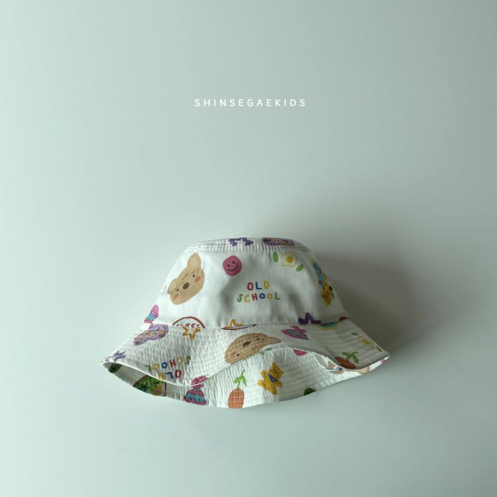 SHINSEAGE KIDS - Korean Children Fashion - #Kfashion4kids - Bear Paint Bucket Hat - 5