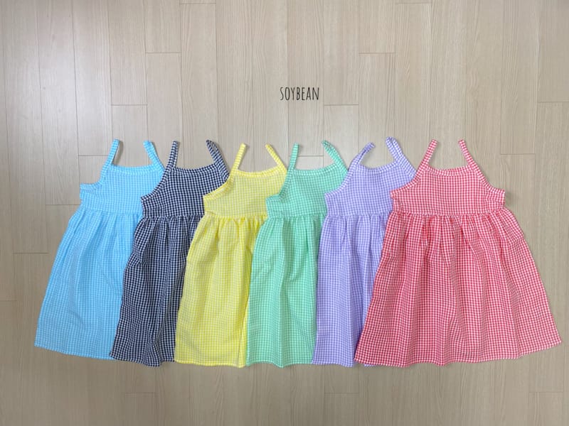 SOYBEAN - Korean Children Fashion - #Kfashion4kids - Jijimi Check One-piece
