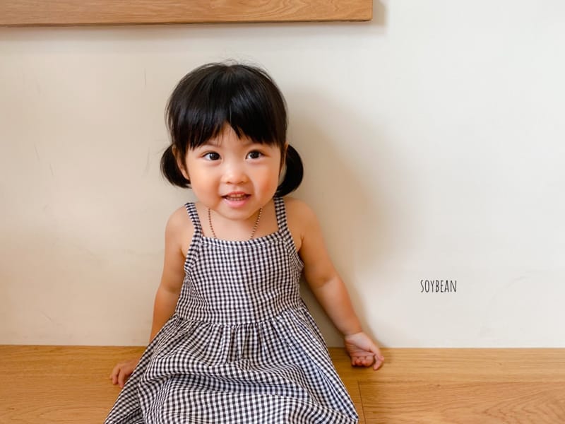 SOYBEAN - Korean Children Fashion - #Kfashion4kids - Jijimi Check One-piece - 2