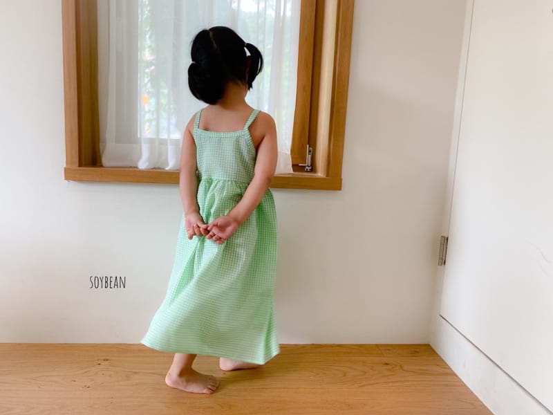 SOYBEAN - Korean Children Fashion - #Kfashion4kids - Jijimi Check One-piece - 4