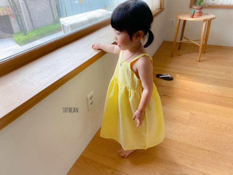 SOYBEAN - Korean Children Fashion - #Kfashion4kids - Jijimi Check One-piece - 7