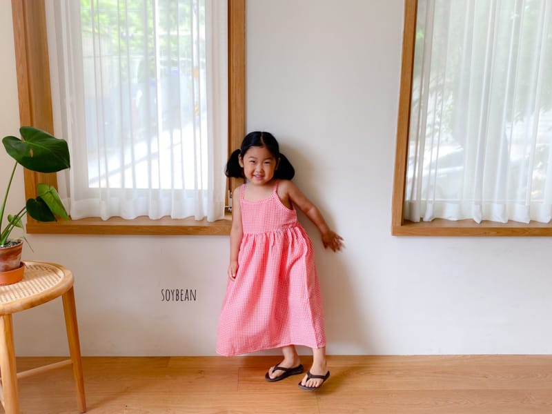 SOYBEAN - Korean Children Fashion - #Kfashion4kids - Jijimi Check One-piece - 8
