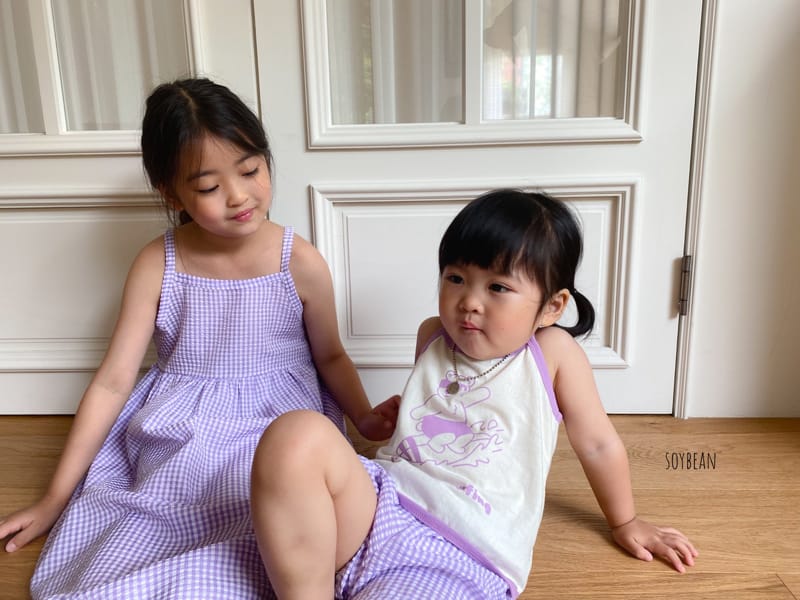 SOYBEAN - Korean Children Fashion - #Kfashion4kids - Jijimi Check One-piece - 9