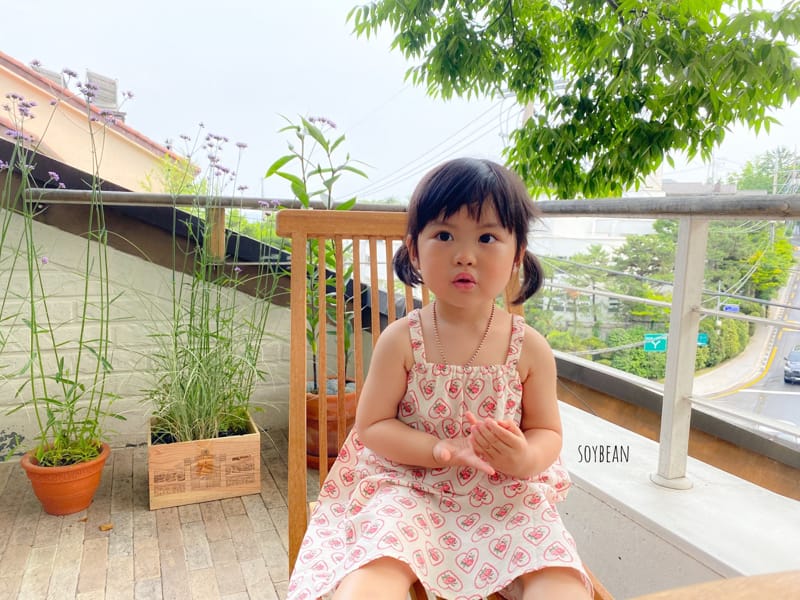 SOYBEAN - Korean Children Fashion - #Kfashion4kids - Heart One-piece - 6