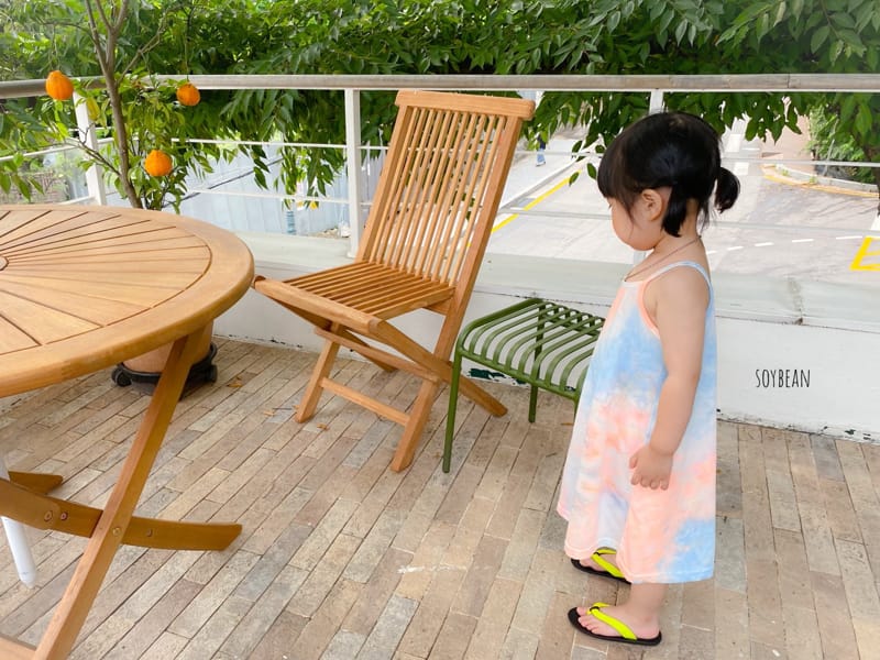 SOYBEAN - Korean Children Fashion - #Kfashion4kids - Tie Dye Long One-piece - 10