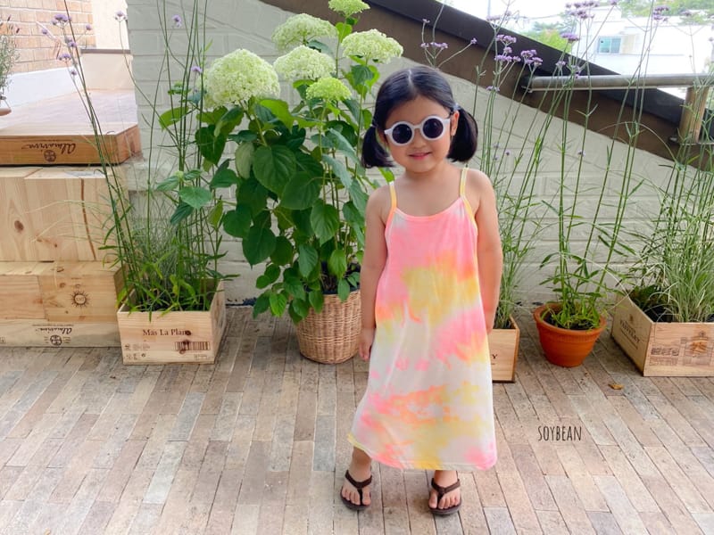 SOYBEAN - Korean Children Fashion - #Kfashion4kids - Tie Dye Long One-piece - 3