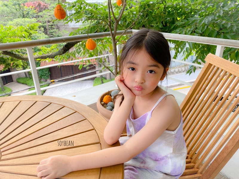SOYBEAN - Korean Children Fashion - #Kfashion4kids - Tie Dye Long One-piece - 4