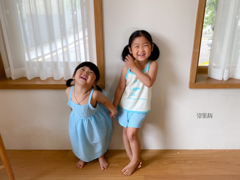 SOYBEAN - Korean Children Fashion - #Kfashion4kids - Surffing Bear Top Bottom Set - 5