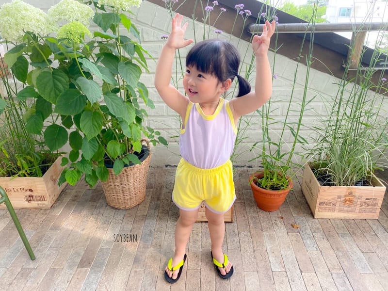 SOYBEAN - Korean Children Fashion - #Kfashion4kids - Sleeeveless Macaron Top Bottom Set - 9