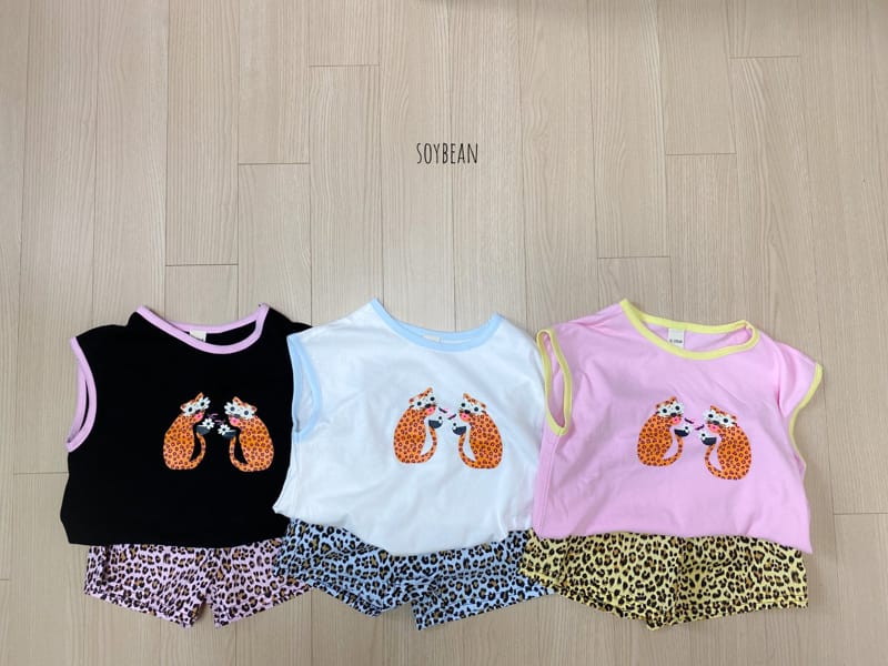 SOYBEAN - Korean Children Fashion - #Kfashion4kids - Tiger Come Top Bottom Set - 10
