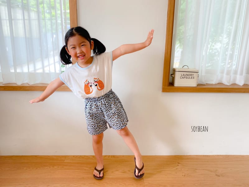 SOYBEAN - Korean Children Fashion - #Kfashion4kids - Tiger Come Top Bottom Set - 3