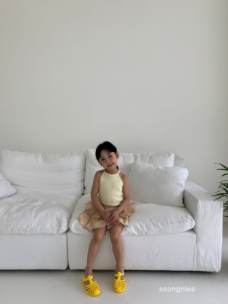 SSONGNLEE - Korean Children Fashion - #Kfashion4kids - Holt Neck Sleevelss - 2
