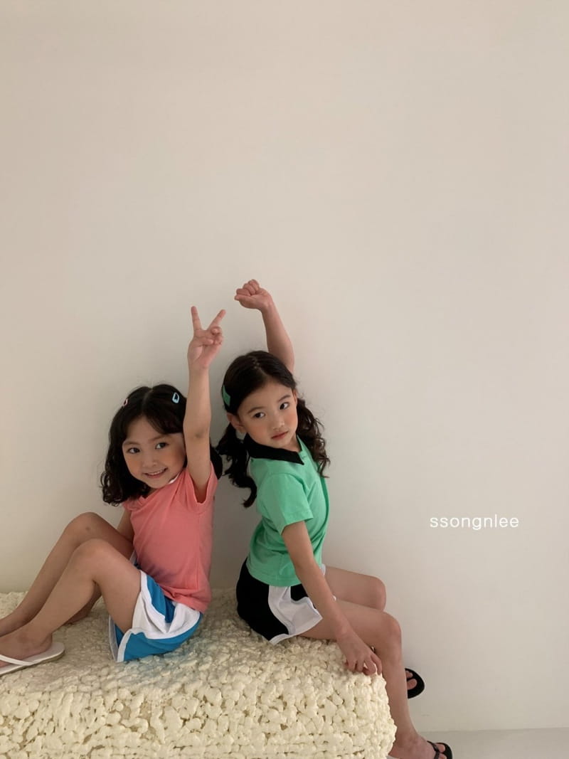 SSONGNLEE - Korean Children Fashion - #Kfashion4kids - Collar V Top Bottom Set - 12