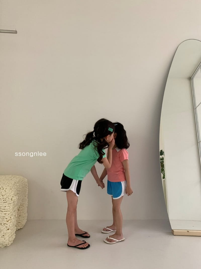 SSONGNLEE - Korean Children Fashion - #Kfashion4kids - Collar V Top Bottom Set - 5