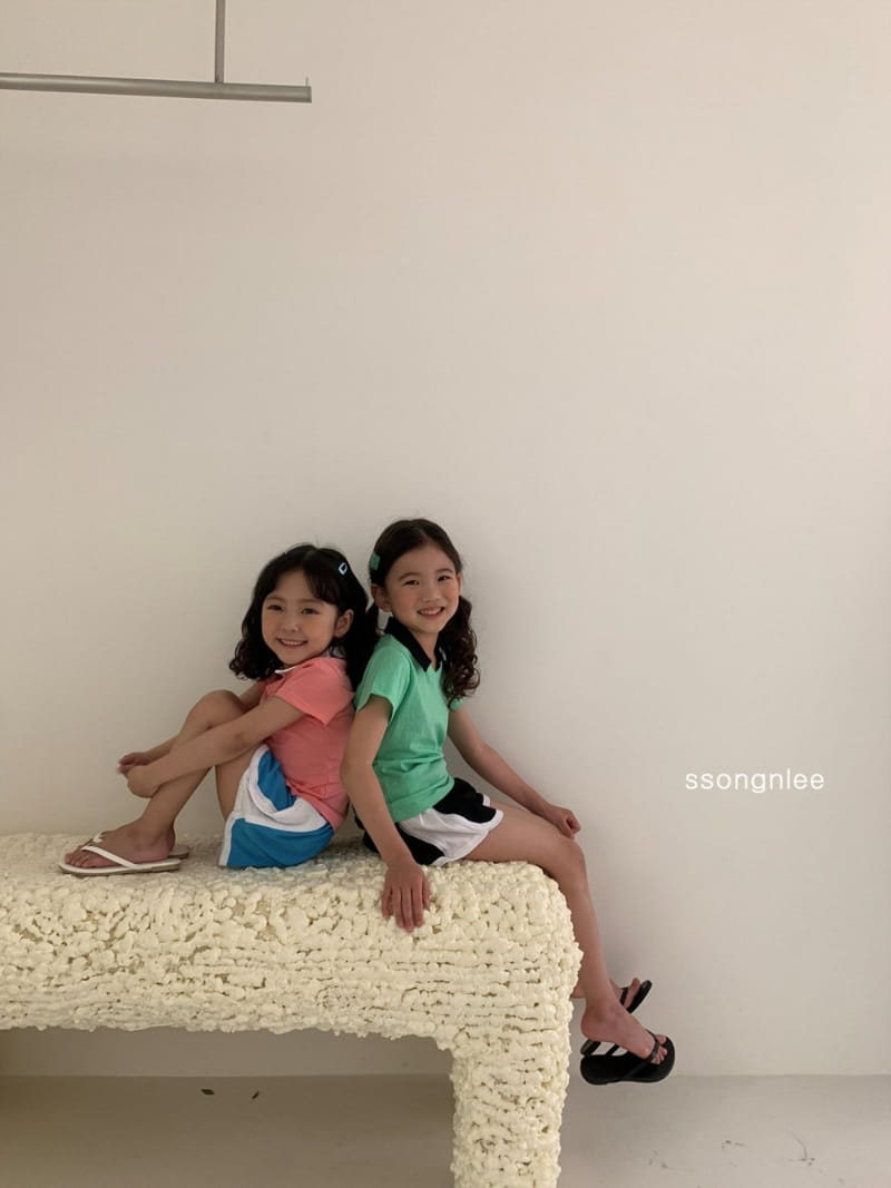 SSONGNLEE - Korean Children Fashion - #Kfashion4kids - Collar V Top Bottom Set - 8