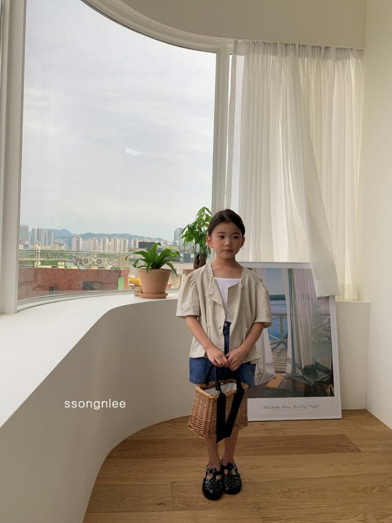 SSONGNLEE - Korean Children Fashion - #Kfashion4kids - Linen Double Jacket - 7