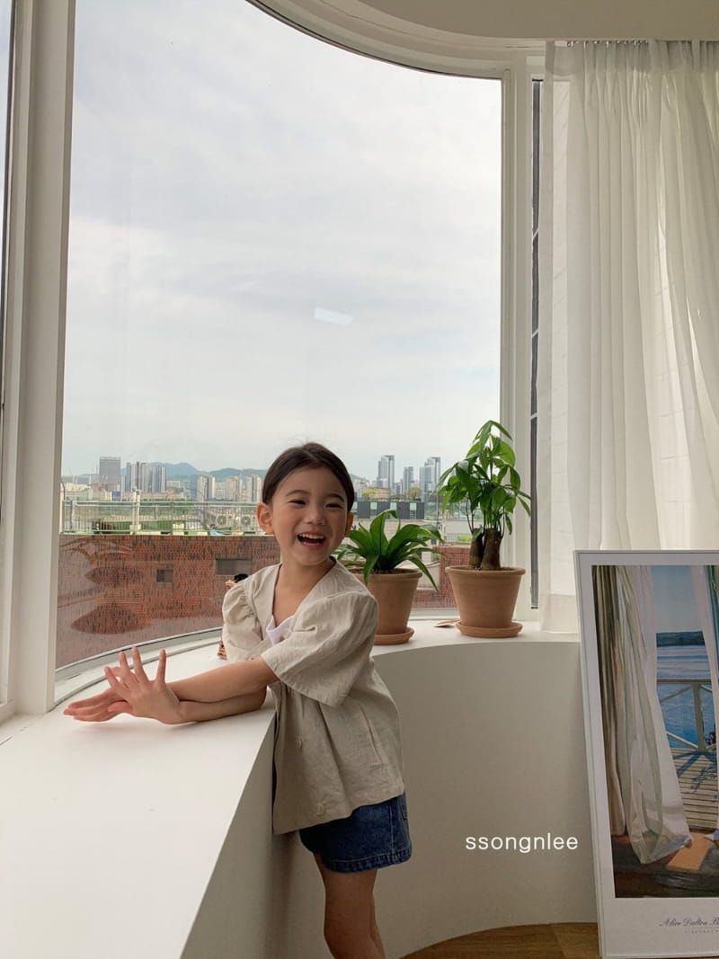 SSONGNLEE - Korean Children Fashion - #Kfashion4kids - Linen Double Jacket - 9