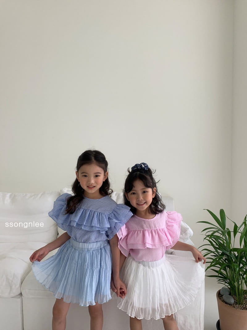 SSONGNLEE - Korean Children Fashion - #Kfashion4kids - Frill Blouse - 4