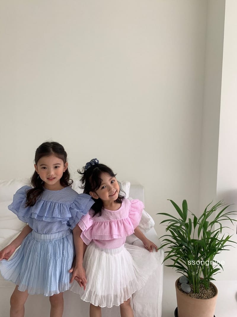 SSONGNLEE - Korean Children Fashion - #Kfashion4kids - Frill Blouse - 5