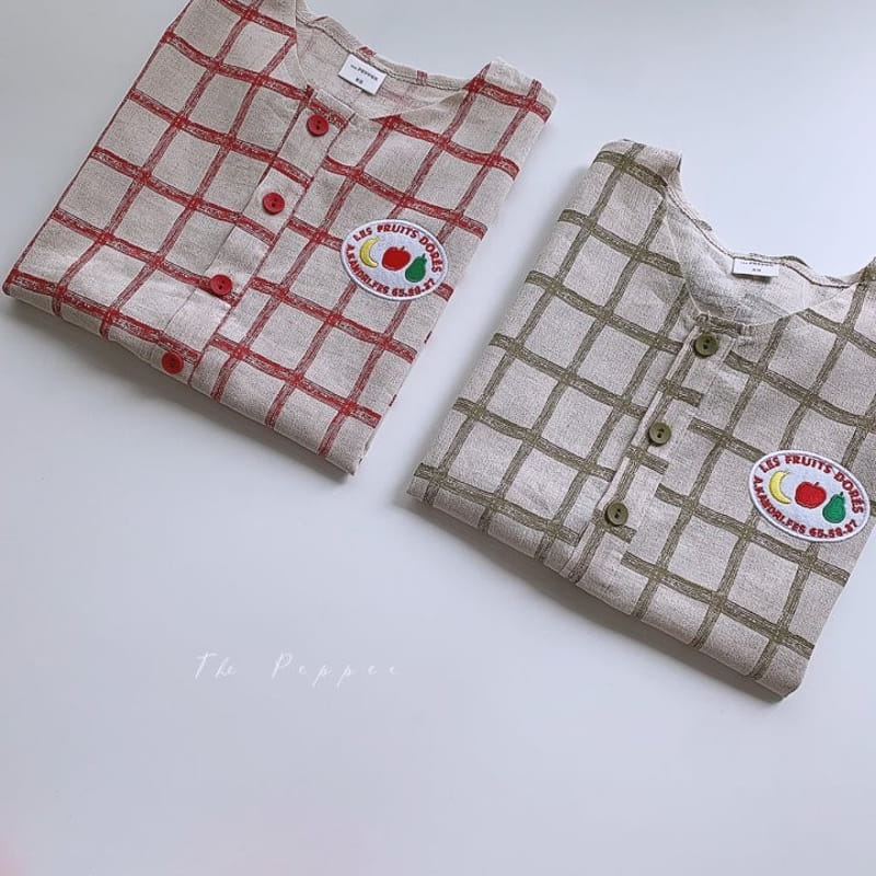 THE PEPPER - Korean Children Fashion - #Kfashion4kids - Check Jumpsuit