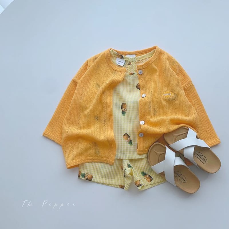 THE PEPPER - Korean Children Fashion - #Kfashion4kids - Fruit Top Bottom Set - 11