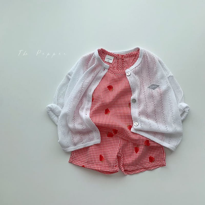 THE PEPPER - Korean Children Fashion - #Kfashion4kids - Fruit Top Bottom Set - 12
