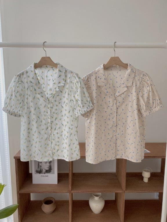 TIZZI - Korean Children Fashion - #Kfashion4kids - Flower Blouse - 4