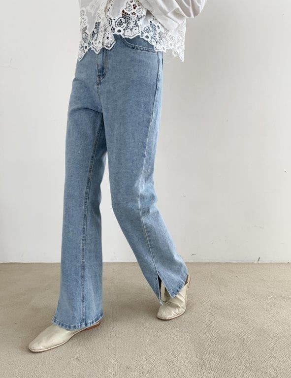 TIZZI - Korean Children Fashion - #Kfashion4kids - Slit Jeans - 2