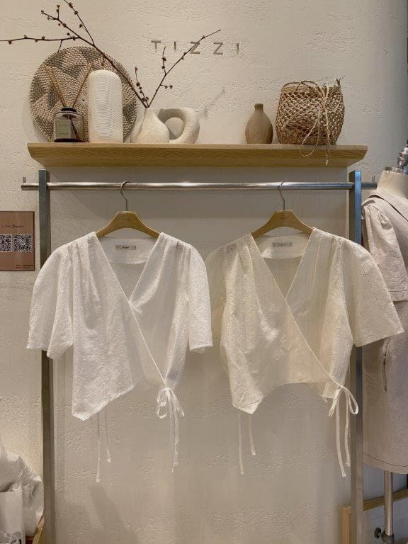 TIZZI - Korean Children Fashion - #Kfashion4kids - Cross Blouse - 4