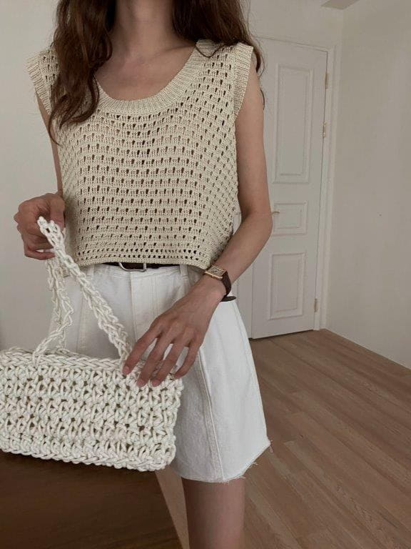 TIZZI - Korean Children Fashion - #Kfashion4kids - Cube Summer Knit