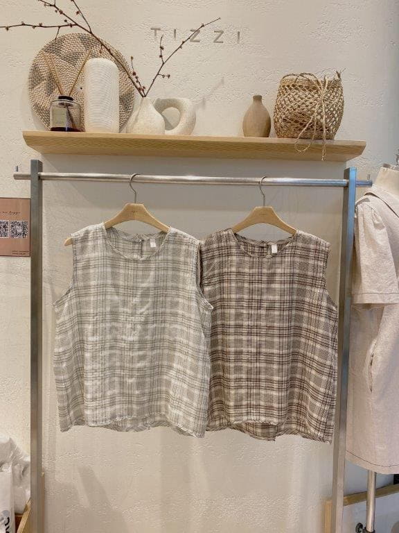 TIZZI - Korean Children Fashion - #Kfashion4kids - Check Blouse - 4