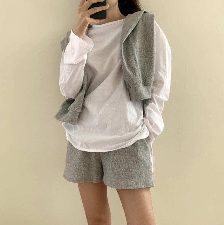TIZZI - Korean Children Fashion - #Kfashion4kids - Waffle Shorts - 3