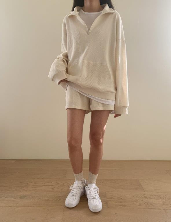 TIZZI - Korean Children Fashion - #Kfashion4kids - Waffle Sweatshirt - 4